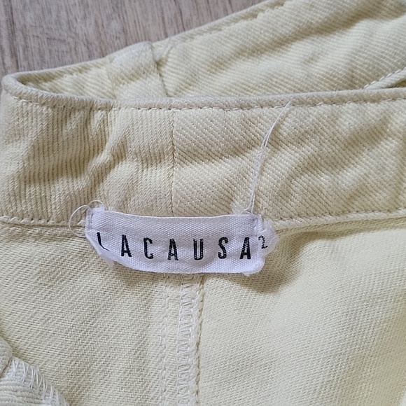Lacausa size 2 yellow pants - Picture 7 of 7